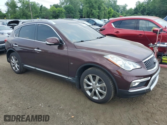2017 Infiniti QX50 z VIN JN1BJ0RRXHM412120, wystawiony jako Copart lot #59751115 z przebiegiem 96 627 mil mil oraz Szkoda całkowita • Salvage title. Historia ofert i sprzedaży dostępna na DreamBid. Obrazek 4.