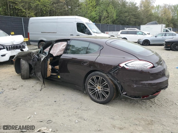 2015 Porsche Panamera 4 with VIN WP0AA2A73FL002308, listed as a Copart auction lot 51552894 with 0 mi miles and Salvage Title. Bid and sale history available at carsss.com. Image 2.