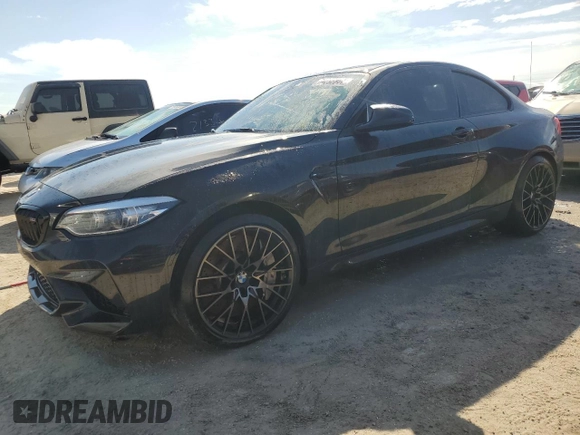 2021 BMW M2 Competition with VIN WBS2U7C09M7G58555, listed as a Copart auction lot 74292844 with 0 mi miles and Non Repairable. Bid and sale history available at carsss.com. Image 1.