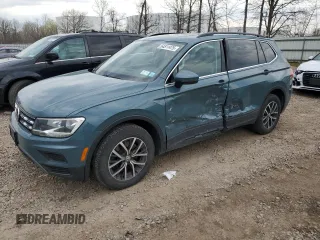 2019 Volkswagen Tiguan SE with VIN 3VV2B7AX0KM132572, listed as a Copart auction lot 54511475 with 65,394 mi miles and Salvage Title. Bid and sale history available at DreamBid. Image 1.