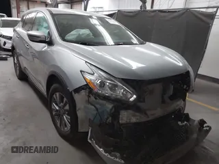 2016 Nissan Murano S with VIN 5N1AZ2MG2GN110635, listed as a IAAI auction lot 42061480 with 161,294 mi miles and . Bid and sale history available at carsss.com. Image 1.