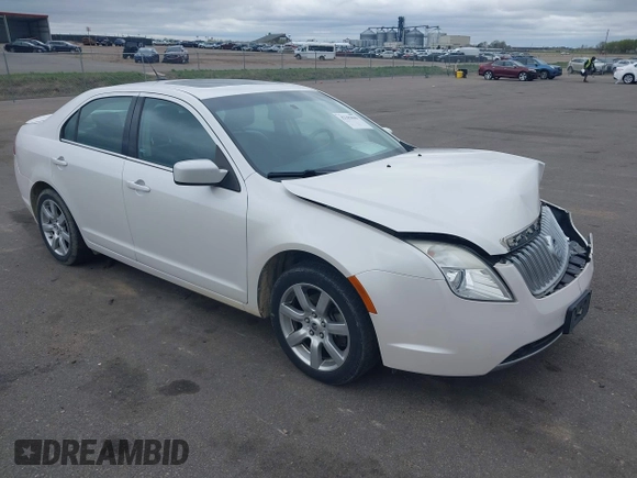 2010 Mercury Milan Premier with VIN 3MEHM0JG0AR615103, listed as a IAAI auction lot 42183046 with 76,589 mi miles and . Bid and sale history available at DreamBid. Image 1.