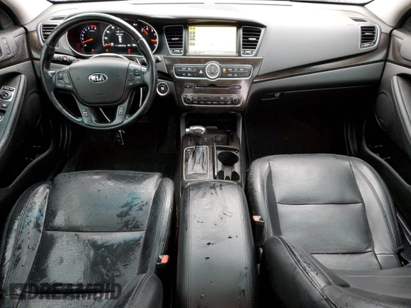 2016 Kia Cadenza Premium with VIN KNALN4D76G5211243, listed as a Copart auction lot 81663394 with 123,177 mi miles and Salvage Title. Bid and sale history available at carsss.com. Image 8.