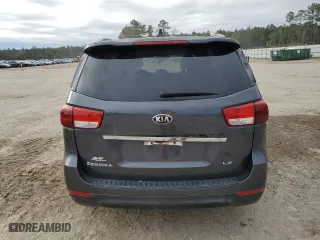 2015 Kia Sedona LX with VIN KNDMB5C11F6069492, listed as a Copart auction lot 86368644 with 144,690 mi miles and Salvage Title. Bid and sale history available at carsss.com. Image 6.