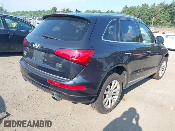 2015 Audi Q5 Premium Plus with VIN WA1LFAFP9FA144987, listed as a IAAI auction lot 42717013 with 105,809 mi miles and . Bid and sale history available at DreamBid. Image 4.
