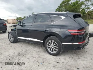 2021 Genesis GV80 with VIN KMUHB4SB7MU046455, listed as a Copart auction lot 62872925 with 52,340 mi miles and Salvage title. Bid and sale history available at DreamBid. Image 2.