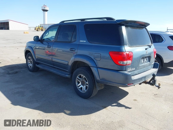 2007 Toyota Sequoia Limited with VIN 5TDBT48A97S279217, listed as a IAAI auction lot 41800633 with 264,945 mi miles and . Bid and sale history available at DreamBid. Image 3.