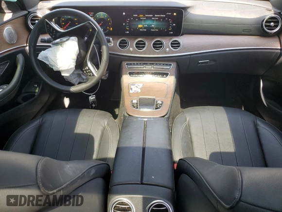 2023 Mercedes-Benz E-Class E 350 with VIN W1KZF8DB6PB103234, listed as a Copart auction lot 63723184 with 21,653 mi miles and Salvage Title. Bid and sale history available at carsss.com. Image 8.