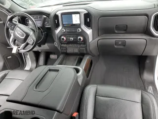 2019 GMC Sierra 1500 SLT with VIN 3GTU9DEL1KG185837, listed as a Copart auction lot 82670114 with 66,534 mi miles and Salvage Title. Bid and sale history available at carsss.com. Image 8.