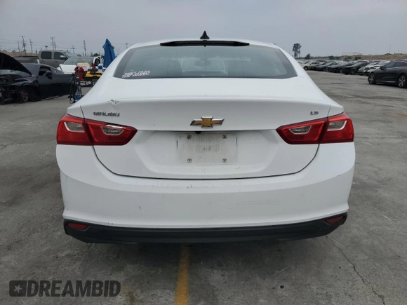 2016 Chevrolet Malibu LS z VIN 1G1ZB5ST2GF330583, wystawiony jako Copart lot #60837225 z przebiegiem 70 610 mil mil oraz Szkoda całkowita • Salvage title. Historia ofert i sprzedaży dostępna na DreamBid. Obrazek 6.