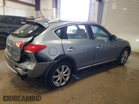 2017 Infiniti QX50 z VIN JN1BJ0RP7HM388499, wystawiony jako Copart lot #44345175 z przebiegiem 105 772 mil mil oraz Szkoda całkowita • Salvage title. Historia ofert i sprzedaży dostępna na DreamBid. Obrazek 3.