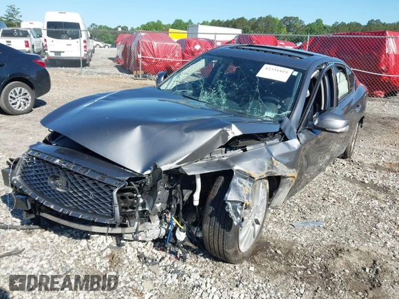 2024 Infiniti Q50 Luxe with VIN JN1EV7BP9RM601099, listed as a IAAI auction lot 42331819 with 8,711 mi miles and . Bid and sale history available at DreamBid. Image 6.