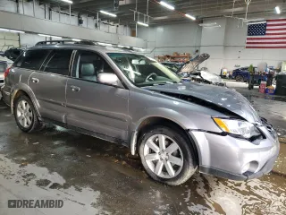 2008 Subaru Outback (Natl) Ltd with VIN 4S4BP62C787357589, listed as a Copart auction lot 87007354 with 209,727 mi miles and Salvage Title. Bid and sale history available at carsss.com. Image 4.