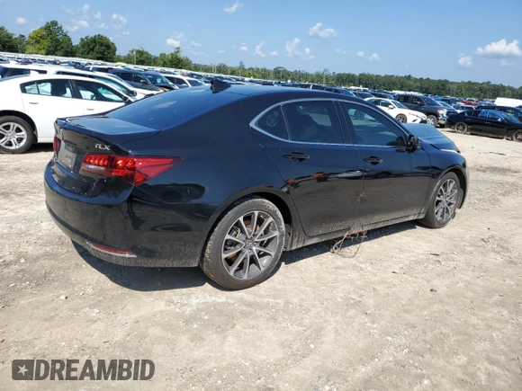 2016 Acura TLX Advance with VIN 19UUB2F77GA005343, listed as a Copart auction lot 71362304 with 124,115 mi miles and Salvage title. Bid and sale history available at DreamBid. Image 3.