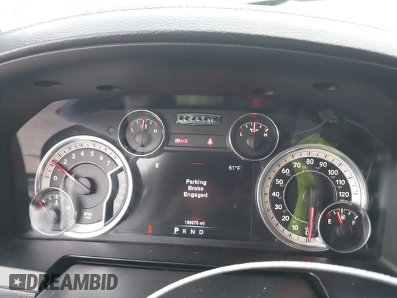 2015 Ram 1500 Sport with VIN 1C6RR6MT9FS613551, listed as a IAAI auction lot 42068675 with 199,576 mi miles and . Bid and sale history available at DreamBid. Image 7.