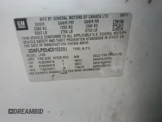 2012 Chevrolet Equinox 2LT z VIN 2GNFLPE54C6162201, wystawiony jako Copart lot #55946725 z przebiegiem 182 396 mil mil oraz Szkoda całkowita • Salvage title. Historia ofert i sprzedaży dostępna na DreamBid. Obrazek 13.