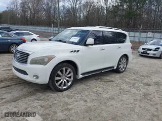 2011 Infiniti QX56 7-passenger with VIN JN8AZ2NE6B9006253, listed as a IAAI auction lot 41538637 with NaN miles. Bid and sale history available at carsss.com. Image 17.