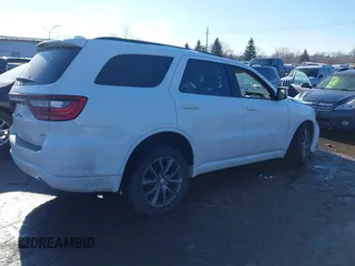 2017 Dodge Durango GT with VIN 1C4RDJDG4HC960957, listed as a IAAI auction lot 41358919 with 100,269 mi miles and . Bid and sale history available at carsss.com. Image 4.