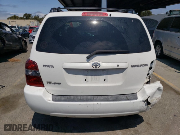 2004 Toyota Highlander z VIN JTEEP21A640048835, wystawiony jako Copart lot #64839714 z przebiegiem 205 353 mil mil oraz Szkoda całkowita • Salvage title. Historia ofert i sprzedaży dostępna na DreamBid. Obrazek 6.