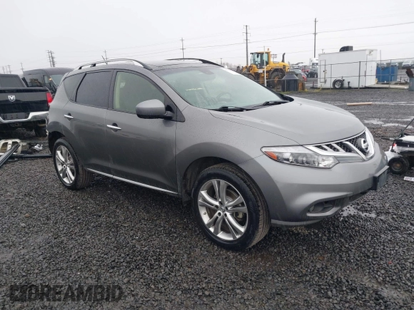 2014 Nissan Murano S with VIN JN8AZ1MW1EW501003, listed as a IAAI auction lot 41735826 with 127,338 mi miles. Bid and sale history available at carsss.com. Image 1.