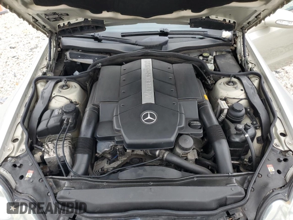 2003 Mercedes-Benz SL 500 with VIN WDBSK75F03F013873, listed as a Copart auction lot 55132305 with 91,417 mi miles and Clean title. Bid and sale history available at DreamBid. Image 11.