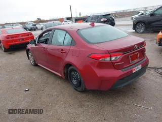 2025 Toyota Corolla LE with VIN 5YFB4MDE9SP246466, listed as a IAAI auction lot 41523599 with 3,200 mi miles. Bid and sale history available at carsss.com. Image 3.