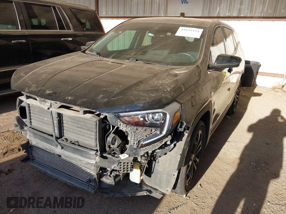 2020 GMC Terrain SLE with VIN 3GKALMEV6LL296032, listed as a IAAI auction lot 41829324 with 91,924 mi miles and . Bid and sale history available at carsss.com. Image 17.