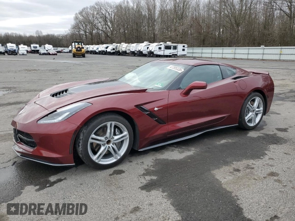 2016 Chevrolet Corvette 1LT with VIN 1G1YA2D78G5116815, listed as a Copart auction lot 47395335 with 18,278 mi miles and Salvage Title. Bid and sale history available at carsss.com. Image 1.