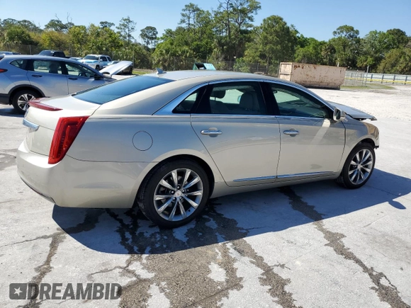 2014 Cadillac XTS with VIN 2G61L5S30E9196697, listed as a Copart auction lot 48574995 with 91,709 mi miles and Salvage Title. Bid and sale history available at carsss.com. Image 3.