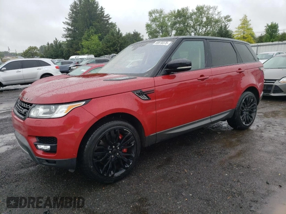 2016 Land Rover Range Rover Sport Dynamic z VIN SALWR2EF9GA579642, wystawiony jako Copart lot #58870375 z przebiegiem 98 649 mil mil oraz Tytuł czysty. Historia ofert i sprzedaży dostępna na DreamBid. Obrazek 1.