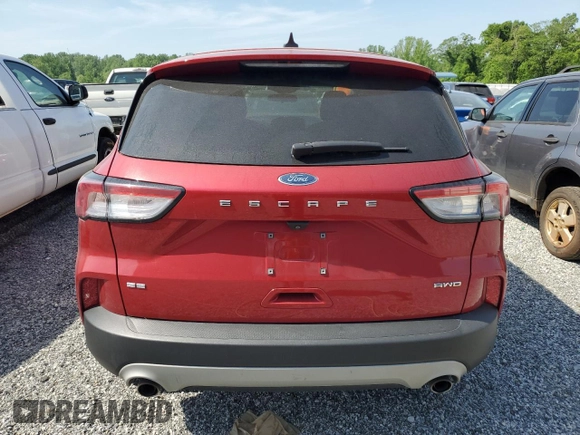 2020 Ford Escape SE with VIN 1FMCU9G61LUC70671, listed as a Copart auction lot 55309615 with 140,692 mi miles and Salvage Title. Bid and sale history available at carsss.com. Image 6.