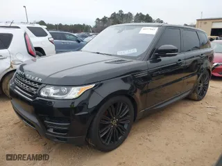 2017 Land Rover Range Rover Sport SE with VIN SALWG2FV3HA683007, listed as a IAAI auction lot 41377663 with 103,473 mi miles. Bid and sale history available at carsss.com. Image 2.