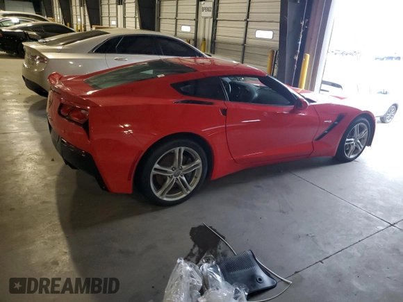 2016 Chevrolet Corvette 1LT with VIN 1G1YB2D79G5101351, listed as a Copart auction lot 81028744 with 89,716 mi miles and Salvage Title. Bid and sale history available at carsss.com. Image 3.