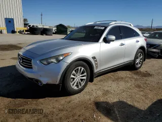 2012 Infiniti FX35 with VIN JN8AS1MUXCM120858, listed as a Copart auction lot 44002925 with 133,114 mi miles and Salvage Title. Bid and sale history available at carsss.com. Image 1.