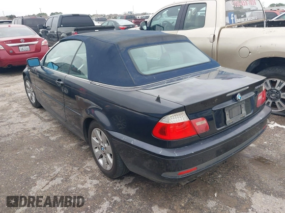 2006 BMW 3 Series 325Ci with VIN WBABW33456PX83708, listed as a IAAI auction lot 41425941 with 122,396 mi miles. Bid and sale history available at carsss.com. Image 3.