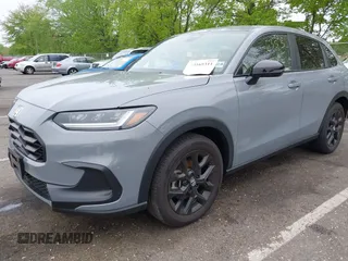 2024 Honda HR-V Sport with VIN 3CZRZ2H57RM735474, listed as a IAAI auction lot 42169311 with 12,001 mi miles and . Bid and sale history available at DreamBid. Image 2.