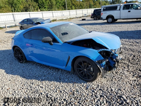 2023 Toyota GR86 Premium with VIN JF1ZNBF17P8758262, listed as a Copart auction lot 74135614 with 11,425 mi miles and Salvage Title. Bid and sale history available at carsss.com. Image 4.