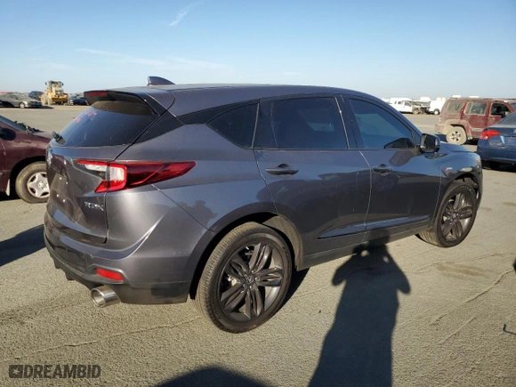2021 Acura RDX w/A-Spec Package with VIN 5J8TC1H6XML018787, listed as a Copart auction lot 76702624 with 0 mi miles and Clean Title. Bid and sale history available at carsss.com. Image 3.