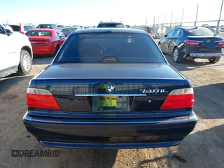 2001 BMW 7 Series 740iL with VIN WBAGH83401DP20636, listed as a IAAI auction lot 41646017 with 60,098 mi miles. Bid and sale history available at carsss.com. Image 16.