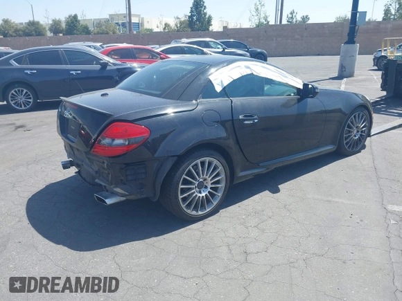 2011 Mercedes-Benz SLK 300 with VIN WDBWK5EA8BF241371, listed as a IAAI auction lot 42047271 with 100,206 mi miles and . Bid and sale history available at DreamBid. Image 4.