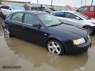 2003 Audi A6 with VIN WAULD64B83N114817, listed as a Copart auction lot 85305944 with 152,032 mi miles and Salvage Title. Bid and sale history available at carsss.com. Image 4.