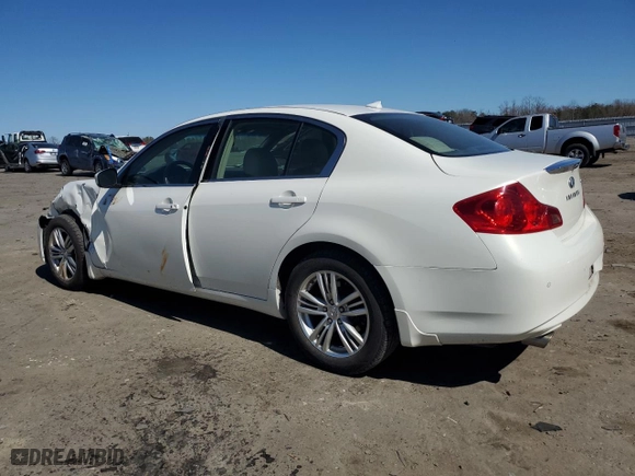 2012 Infiniti G37 Sedan x with VIN JN1CV6AR2CM972648, listed as a Copart auction lot 49618495 with 130,833 mi miles and Salvage Title. Bid and sale history available at carsss.com. Image 2.