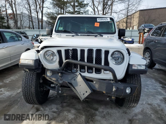 2022 Jeep Wrangler Unlimited Sahara z VIN 1C4HJXEN4NW254182, wystawiony jako Copart lot #45966425 z przebiegiem Nie podano mil oraz Szkoda całkowita • Salvage title. Historia ofert i sprzedaży dostępna na DreamBid. Obrazek 5.