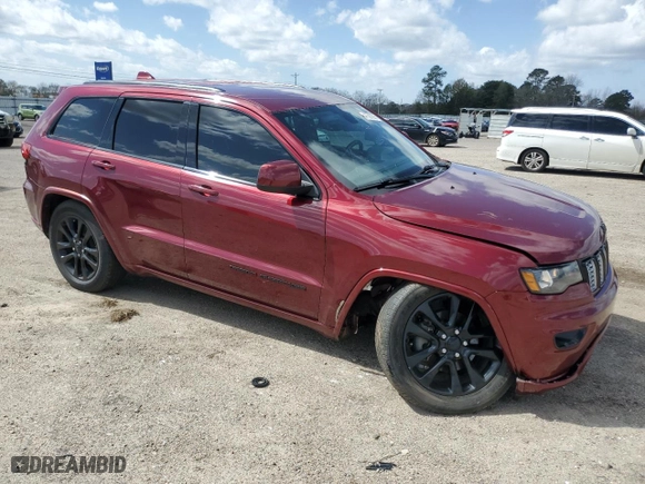 2017 Jeep Grand Cherokee Laredo with VIN 1C4RJEAGXHC805107, listed as a Copart auction lot 47367295 with 154,849 mi miles and Salvage Title. Bid and sale history available at carsss.com. Image 4.