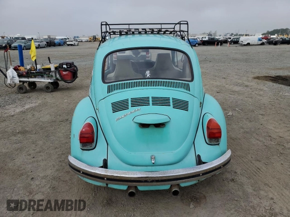 1972 Volkswagen Beetle with VIN 1122616914, listed as a Copart auction lot 50631545 with 38,604 mi miles and Salvage Title. Bid and sale history available at DreamBid. Image 6.