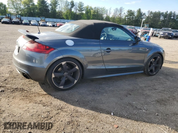 2014 Audi TT Premium Plus with VIN TRUSFAFKXE1004232, listed as a Copart auction lot 58706175 with 113,835 mi miles and Salvage title. Bid and sale history available at DreamBid. Image 3.