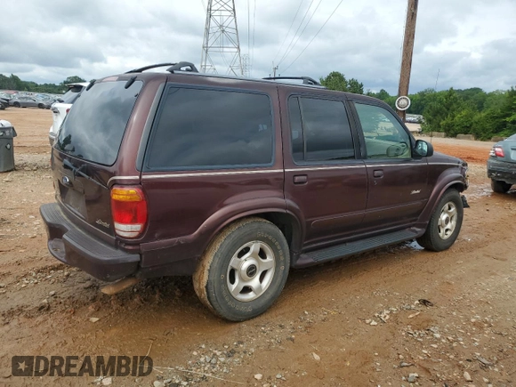 2001 Ford Explorer with VIN 1FMZU75E41ZA10287, listed as a Copart auction lot 59129875 with 229,359 mi miles and Salvage title. Bid and sale history available at DreamBid. Image 3.