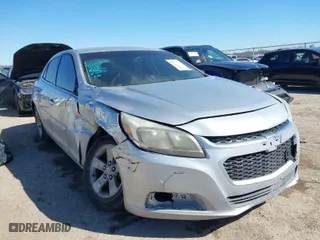 2014 Chevrolet Malibu LS with VIN 1G11B5SL4EF221830, listed as a IAAI auction lot 41695338 with 115,220 mi miles. Bid and sale history available at carsss.com. Image 1.