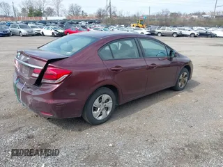 2013 Honda Civic LX with VIN 19XFB2F51DE268944, listed as a IAAI auction lot 41900014 with 168,348 mi miles and . Bid and sale history available at DreamBid. Image 4.