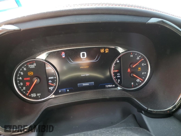 2021 Chevrolet Blazer RS z VIN 3GNKBERS8MS568099, wystawiony jako Copart lot #52460145 z przebiegiem 72 984 mil mil oraz Szkoda całkowita • Salvage title. Historia ofert i sprzedaży dostępna na DreamBid. Obrazek 9.